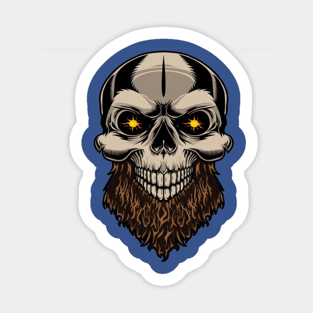 colored scull Sticker by amramna